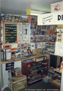 The Dinnages shop, the only photo ever taken, in 1993 (Open 1990-2000)